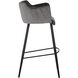 Griffin 38.75 inch Town Grey / Roman Grey Barstool